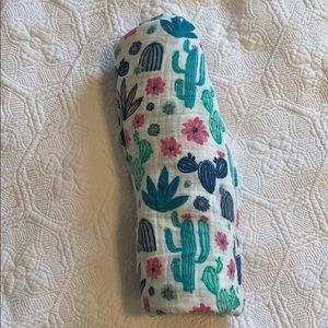 Succulent Cactus Muslin Double Gauze Swaddle NEW